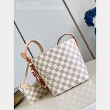 Louis Vuitton N40855 All In BB Damier Azur Canvas Women Bags