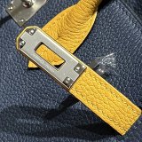 2025 Top New Hermes Contrast Color Birkin Bag