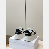 Celine BLOCK WEDGE SNEAKER IN CALFSKIN AND SUEDE CALFSKIN
