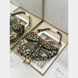 Replica Dior Oblique Jacquard Saddle Bag