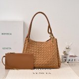 Bottega Veneta Intrecciato Parachute Large handbag suede