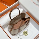 Top Quality Hermes human handmade stiching Garden Party Bag 23cm