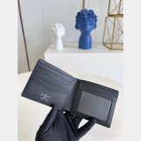 Louis Vuitton Men Replica M64002 Slender Wallet Monogram Eclipse Canvas