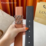 Top Reversible Anagram Supple Grain Calf Belt 4CM