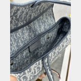 Replica Dior Oblique Jacquard Saddle Bag