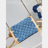 Perfect Louis Vuitton M27450 Side Trunk MM Monogram Denim Bag