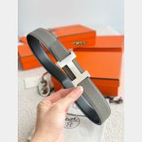Hermes Constance reversible leather belt