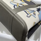 Luxury Hermes garden Party Bag Canvas 36cm