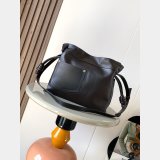 Panta medium Flamenco clutch in shiny calfskin