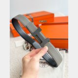 Hermes Constance reversible leather belt