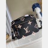 Louis Vuitton Bicolor Monogram Empreinte Leather M45773 Pochette Métis