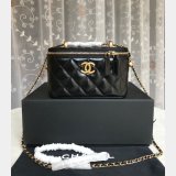 Top Quality Vintage Black Vanity Case 3651 Bag