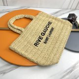 YSL RIVE GAUCHE Raffia tote Bag