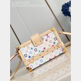 Louis Vuitton 1:1 LV x TM Petite Malle Monogram Multicolor M28243 Handbags