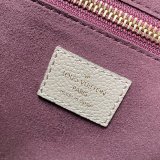 Louis Vuitton M45686 Knockoff Neverfull MM Monogram Empreinte Leather Tourterelle Gray