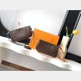 TOP Louis Vuitton Pochette Monogram in Marron M40712