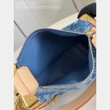 Perfect Louis Vuitton M27450 Side Trunk MM Monogram Denim Bag
