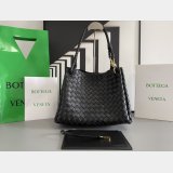 Luxury BV intrecciato 796571 Braided leather shoulder large bag