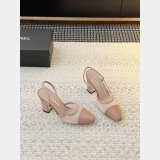 2026 CC Net & gros-grain Slingbacks