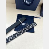 AAA Christian Dior Icon Canvas Belt 35mm