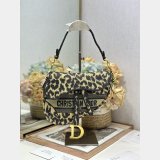 Replica Dior Oblique Jacquard Saddle Bag