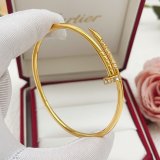 Juste un Clou bracelet small model reverse-set diamonds