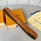 Cheap LV Flowergram 30mm Reversible Belt