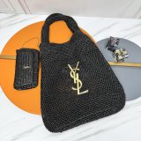 Top Quality YSL I CARE 698651 raffia bag