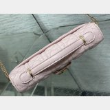 Christian Dior My 0502 Mini Soupir Pink Cannage Lambskin Bag