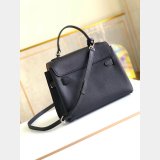 Luxury Louis Vuitton Lockme Ever BB Lockme Leather Black