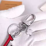 Louis Vuitton Capucines Bag Charm and Key Holder M63079 Pink/Red/Black