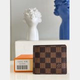 Louis Vuitton Men Replica M64002 Slender Wallet Monogram Eclipse Canvas