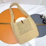 Ysl Crochet Raffia Hobo Bag