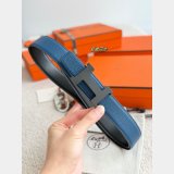 Hermes Constance reversible leather belt