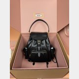 MIU MIU Smooth cowhide Leather backpack Medium 5BZ043