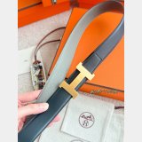 Hermes Constance reversible leather belt