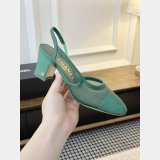 2026 CC Net & gros-grain Slingbacks