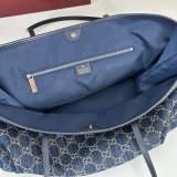 Gucci Tribeca 875236/874745 Tote Dark Blue GG Denim Bag