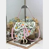Replica Dior Oblique Jacquard Saddle Bag