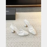 2026 CC Net & gros-grain Slingbacks