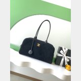 Luxury Perfect AS6211 Calfskin & Gold-tone Metal Bowling Bag