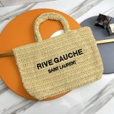 YSL RIVE GAUCHE Raffia tote Bag