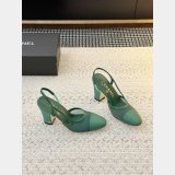 2026 CC Net & gros-grain Slingbacks