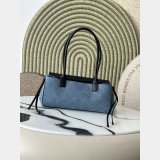 2026 CC Small Shopping Bag AS6288 SUEDE/denim