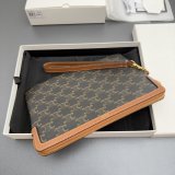 Celine TRIOMPHE Print Clutch