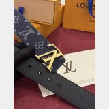 LV Initiales Monogram Denim 40mm Belt
