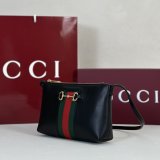Gucci AAA+ 867130 Horsebit Web Small Shoulder Bag