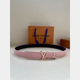 LV 30mm Reversible Leather Strap