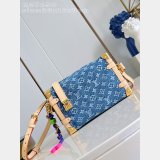 Perfect Louis Vuitton M27450 Side Trunk MM Monogram Denim Bag