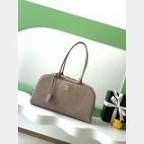 Luxury Perfect AS6211 Calfskin & Gold-tone Metal Bowling Bag